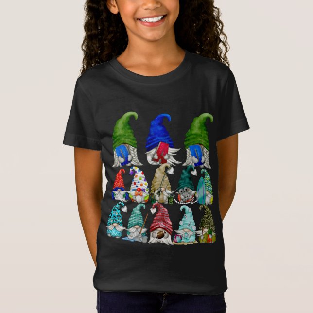 Funny Dad Joke Champion Gnomes T-Shirt (Front)