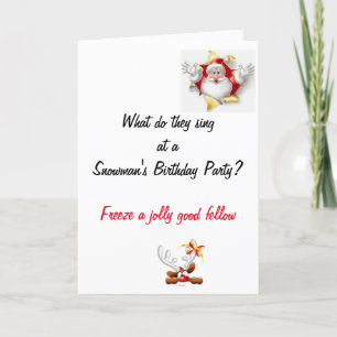 Funny Dad Joke Christmas Card