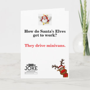 Funny Dad Joke Christmas Card