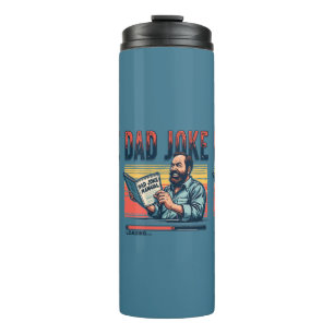 Funny Dad Joke Retro Humour Vintage Aesthetic Thermal Tumbler