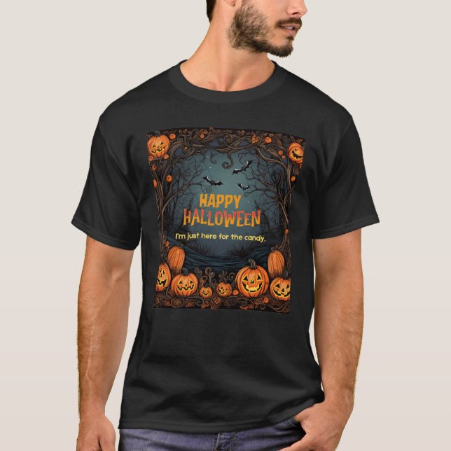 Funny Dad Mens Halloween Tshirt Top  (Front)
