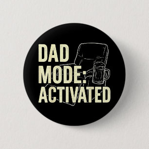 Funny Dad Pitmaster BBQ Papa Smoker Grill Party 6 Cm Round Badge