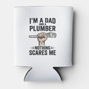 Funny Dad Plumber Vintage Engraving Shirt Design_1 Can Cooler