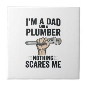 Funny Dad Plumber Vintage Engraving Shirt Design_1 Tile