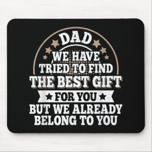 Funny Dad Saying Graphic Vintage Papa Father Mouse Pad