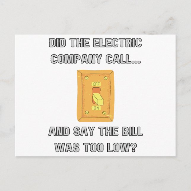 Funny Dad Sayings  Postcard (Front)