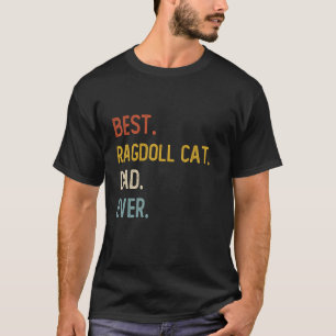 Funny Dad Shirt Best Ragdoll Cat Dad Ever Shirt Fa