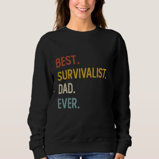 Funny Dad Shirt Best Survivalist Dad Ever Shirt Fa
