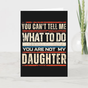 Funny Dad Shirt From Daughter Men Funny Fathers Da Card