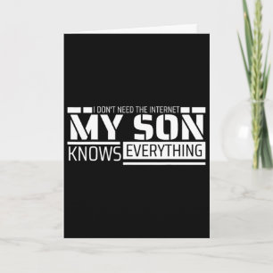Funny Dad Shirt From Son Men Funny Fathers Day Dad Card