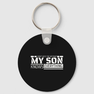 Funny Dad Shirt From Son Men Funny Fathers Day Dad Key Ring