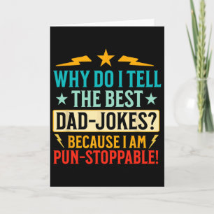 Funny Dad Shirt With Puns (on Byck) Fathers Day Da Card