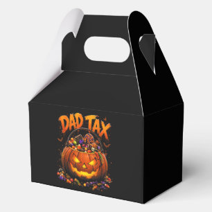 Funny Dad Tax Halloween Pumpkin Favour Box