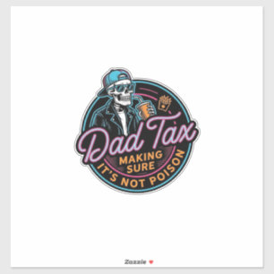 Funny Dad Tax Skeleton Vintage Engraving Shirt Des