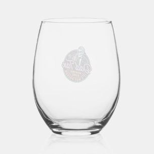 Funny Dad Tax Skeleton Vintage Engraving Shirt Des Stemless Wine Glass