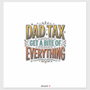 Funny Dad Tax Vintage Engraving Shirt Design_1
