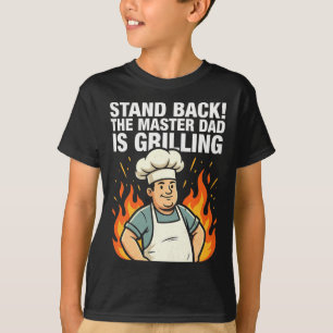 Funny Dad Tmaster Bbq Papa Smoker Grill Party Gift T-Shirt