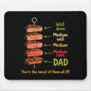 Funny dad you’re the rarest of bbq father’s day mouse pad