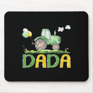 Funny Dada Birthday Boy Tractor Farm Truck Matchin Mouse Pad