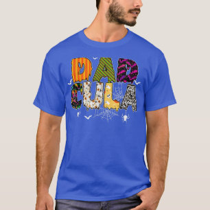 Funny Dadcula Halloween Dad Costume Spider Webs T-Shirt