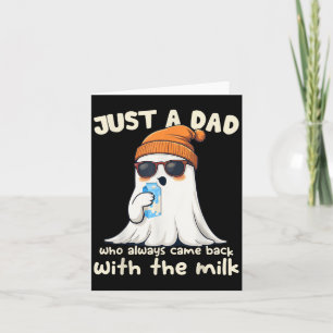 Funny Daddy Boo Halloween Family Matching Costume Card