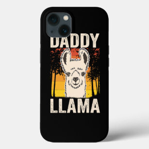 Funny Daddy Llama For Boys Men Fathers Day For Dad iPhone 13 Case