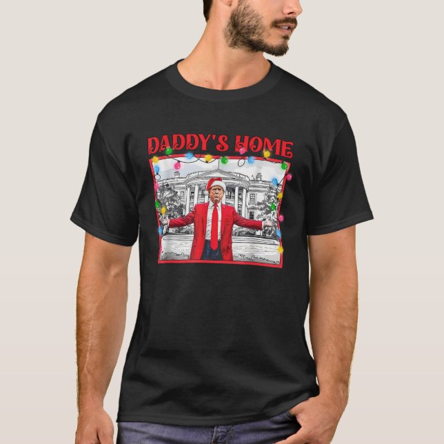 Funny Daddy s Home Trump Ugly Christmas Sweater Xm (Front)