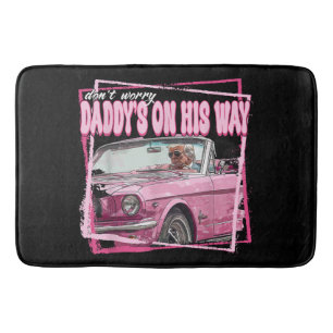 Funny Daddy's Home Trump Pink 2024 Take America Ba Bath Mat