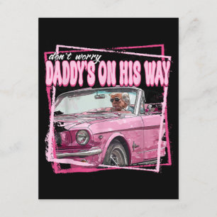Funny Daddy's Home Trump Pink 2024 Take America Ba Enclosure Card