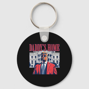 Funny Daddy's Home Trump Pink 2024 Take America Ba Key Ring