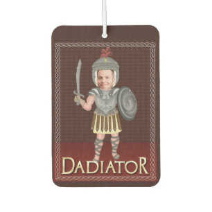 Funny Dadiator Father's Day Custom Dad Photo Car Air Freshener