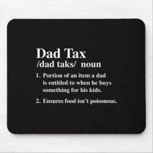 Funny Dad's Share Saying Puns Quote Phrase Mouse Pad