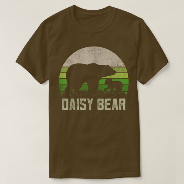 Funny Daisy Shirts From Grandkid, Cub Grandmother  (Design Front)