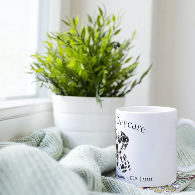 Funny Dalmatian Dog Business   Large Coffee Mug (Creator Uploaded)