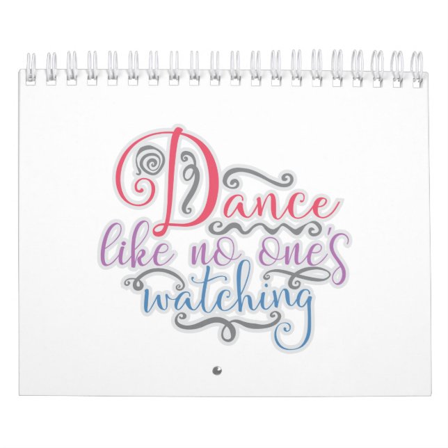 Funny Dance Like No Ones Watching Dancing Bears Calendar (Cover)