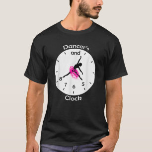 Funny Dancer Clock 5678 Shirt Kickline Jazz Girls 