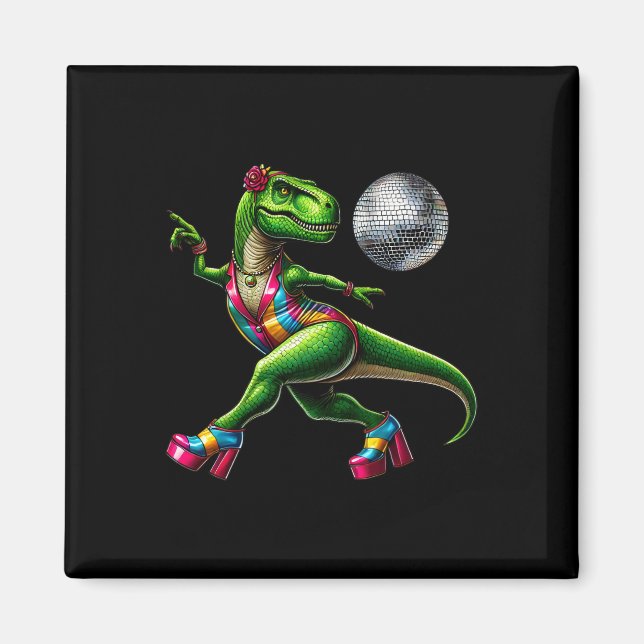 Funny Dancing Dinosaur1  Magnet (Front)