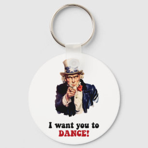 Funny dancing key ring