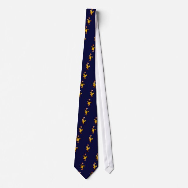 Funny Dancing Rubber Chicken Tie (Front)