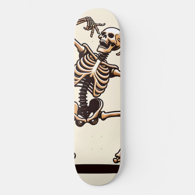 Funny Dancing Skeleton Skateboard (Front)