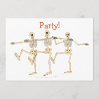 Funny Dancing Skeletons Bone To Dance Cartoon