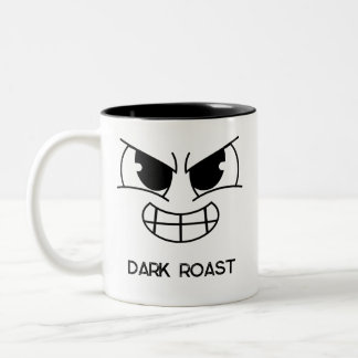 Funny Dark Roast Evil Face Coffee Mug