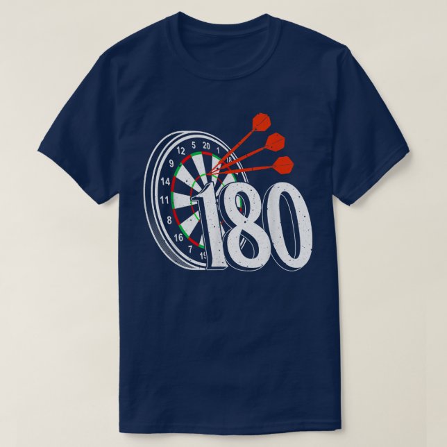 Funny Dart Design Men Women Dart Players Dart Boar T-Shirt (Design Front)