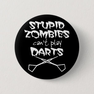 Funny Darts 6 Cm Round Badge