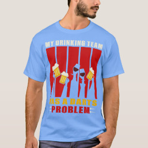 Funny darts beer saying darts motif dart player gi T-Shirt