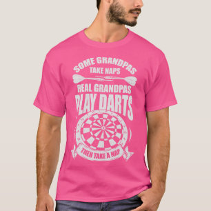 Funny Darts Grandpa Grandfather Gift T-Shirt