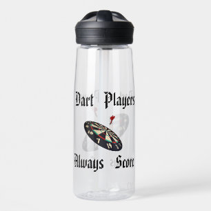 Funny Darts Players Scoring,  Water Bottle
