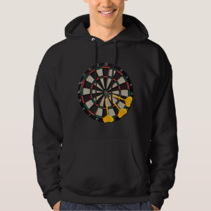 Funny Darts Quote Skills Tactics Techniques Dartbo Hoodie