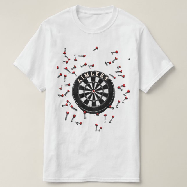 Funny Darts T-Shirt (Design Front)
