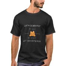 Funny Data Scientist Cat T-Shirt 